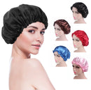 Touca de Seda 100% Pura dupla face (Compre uma é leve uma Escova Multifucional Polvo Modeladora)